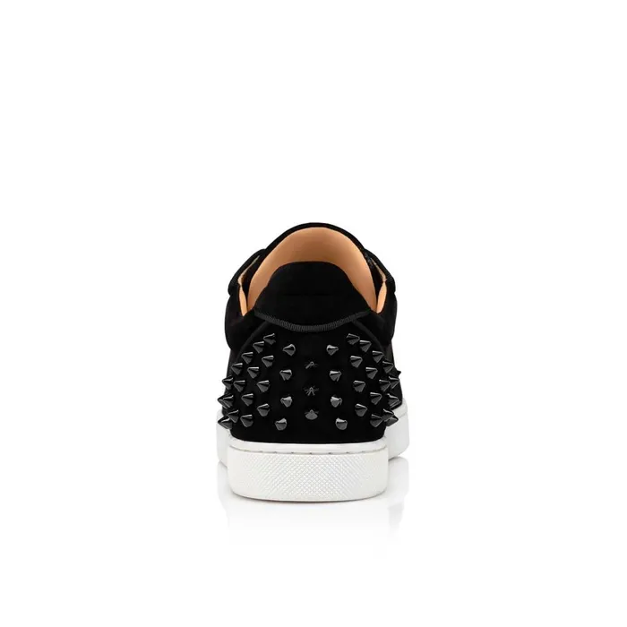 Women Vieira 2 Sneakers 8211 Veau Velours 8211 Black Black Christian Louboutin Sneakers