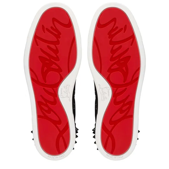 Women Vieira 2 Sneakers 8211 Veau Velours 8211 Black Black Christian Louboutin Sneakers