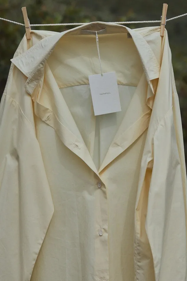 Women Vieste Shirt Lemon Faithfull The Brand Tops Women Vieste Shirt Lemon Faithfull The Brand Tops