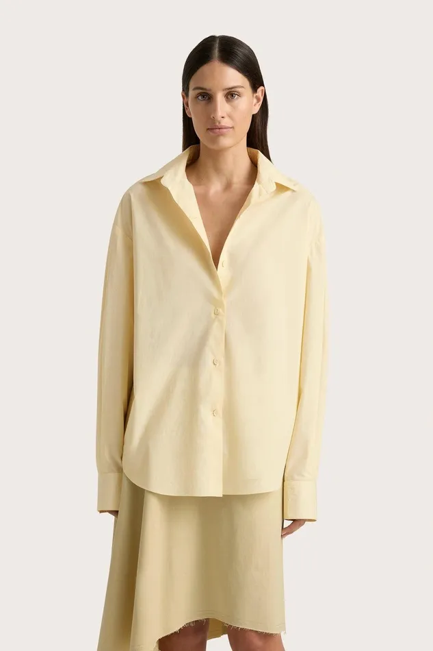 Women Vieste Shirt Lemon Faithfull The Brand Tops Women Vieste Shirt Lemon Faithfull The Brand Tops
