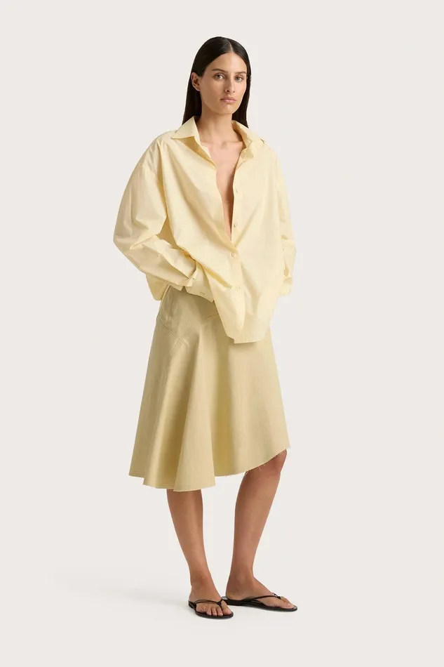Women Vieste Shirt Lemon Faithfull The Brand Tops Women Vieste Shirt Lemon Faithfull The Brand Tops