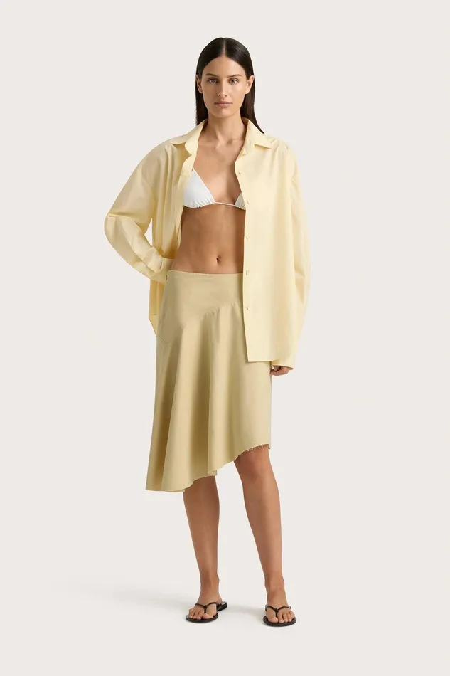 Women Vieste Shirt Lemon Faithfull The Brand Tops Women Vieste Shirt Lemon Faithfull The Brand Tops