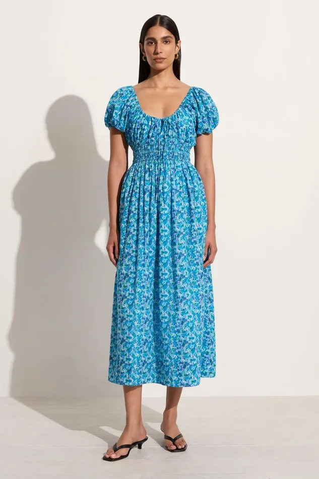 Women Vineria Midi Dress Stellina Floral Faithfull The Brand Dresses