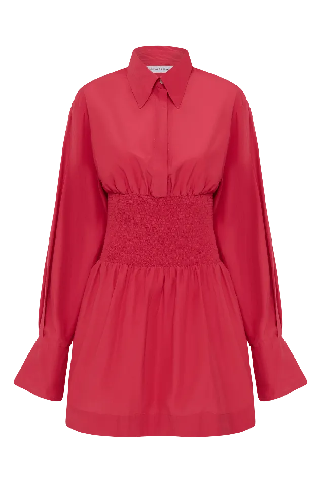 Women Vitinia Mini Dress Crimson 8211 Final Sale Faithfull The Brand Dresses Women Vitinia Mini Dress Crimson 8211 Final Sale Faithfull The Brand Dresses