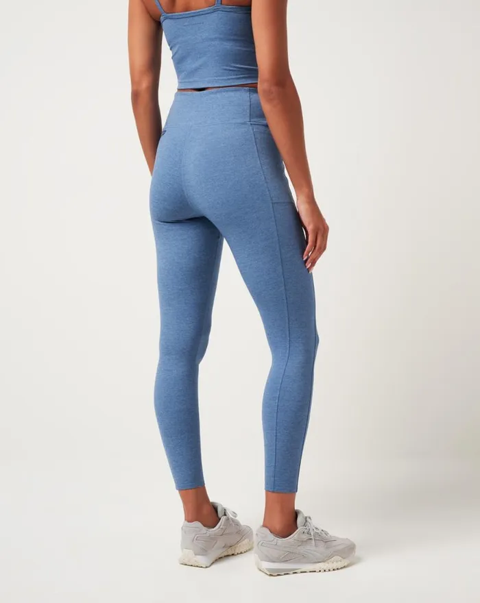 Women WHERE IT COUNTS LEGGING Heather Copen Blue TravisMathew Leggings