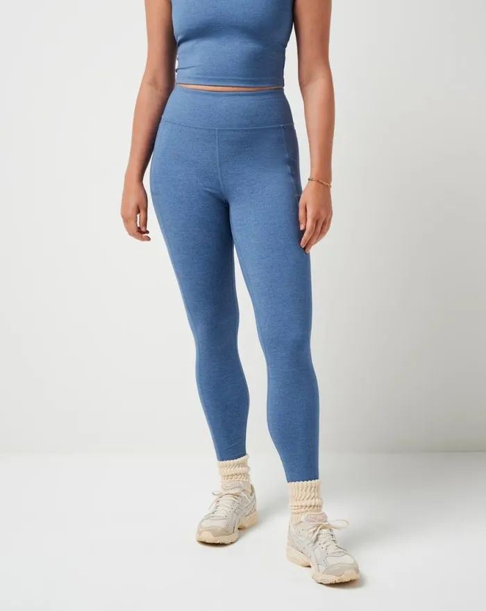Women WHERE IT COUNTS LEGGING Heather Copen Blue TravisMathew Leggings
