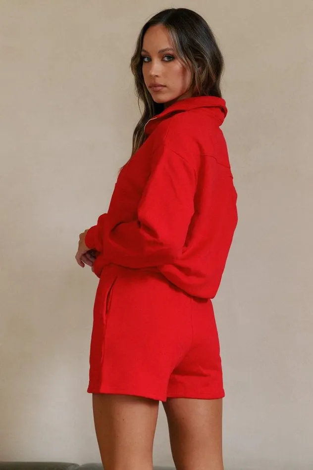 Women Winter Sets Runaway The Label Brooklyn Short Red Women Winter Sets Runaway The Label Brooklyn Short Red