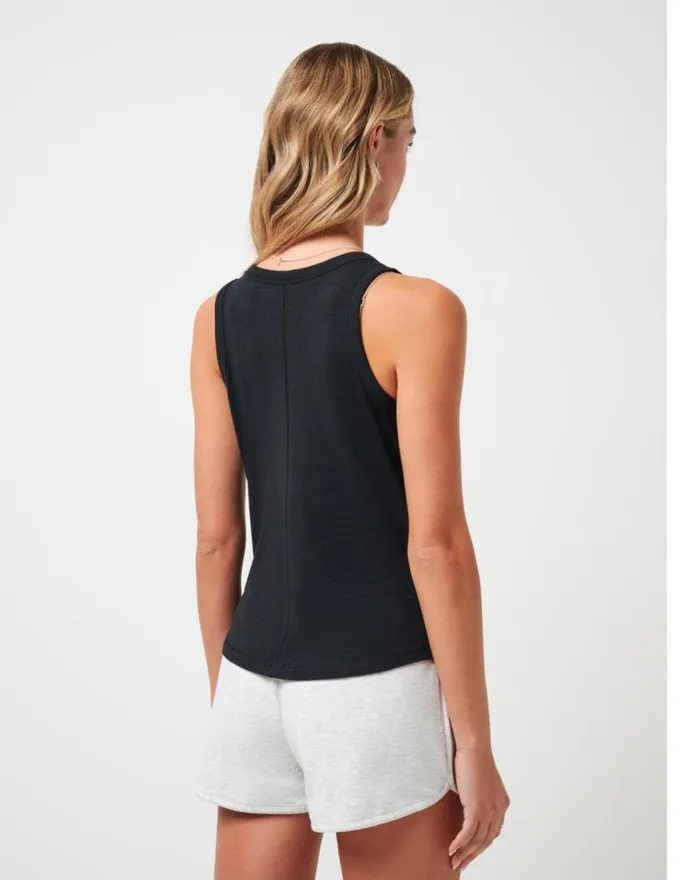 Women WOMENS CLOUD TANK 20 Black TravisMathew Tees