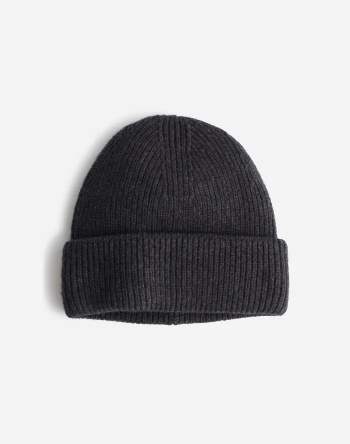 Women WoolBlend Knit Beanie Hthr Pebble Madewell Hats