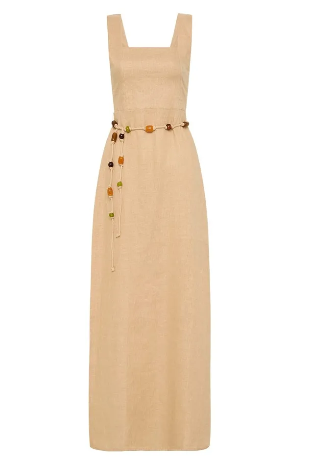 Women Zana Midi Dress Sand 8211 Final Sale Faithfull The Brand Dresses Women Zana Midi Dress Sand 8211 Final Sale Faithfull The Brand Dresses