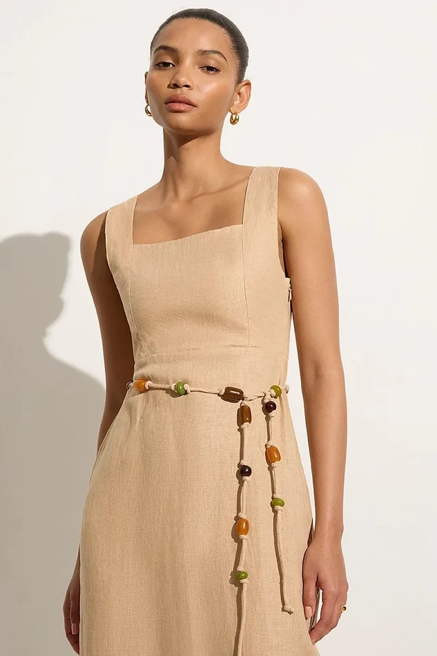 Women Zana Midi Dress Sand 8211 Final Sale Faithfull The Brand Dresses Women Zana Midi Dress Sand 8211 Final Sale Faithfull The Brand Dresses