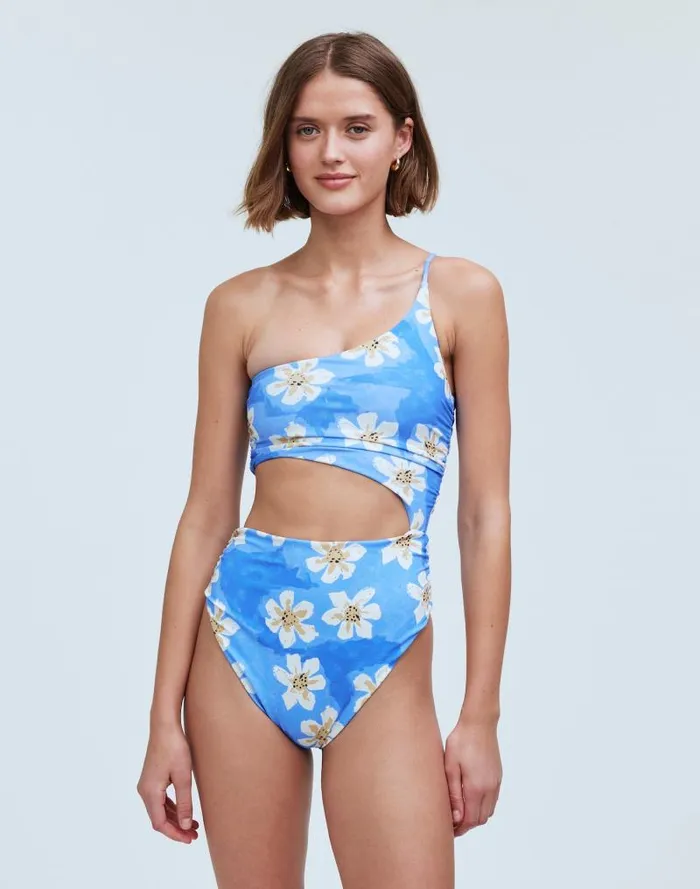 Women Zulu and Zephyr Hawaii Ruched OnePiece Swimsuit Hawaii Madewell Swim