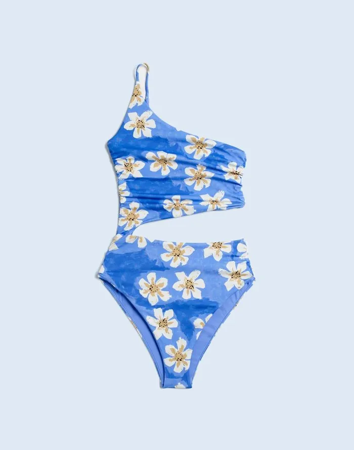Women Zulu and Zephyr Hawaii Ruched OnePiece Swimsuit Hawaii Madewell Swim
