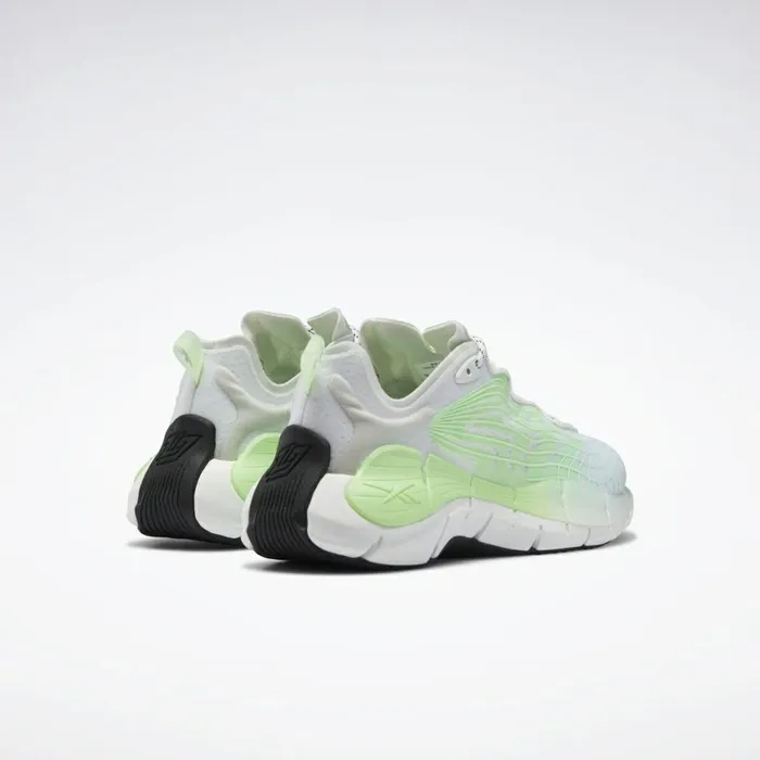 Zig Womens Reebok Zig Kinetica II Shoes Green Neon Mint True Grey 1