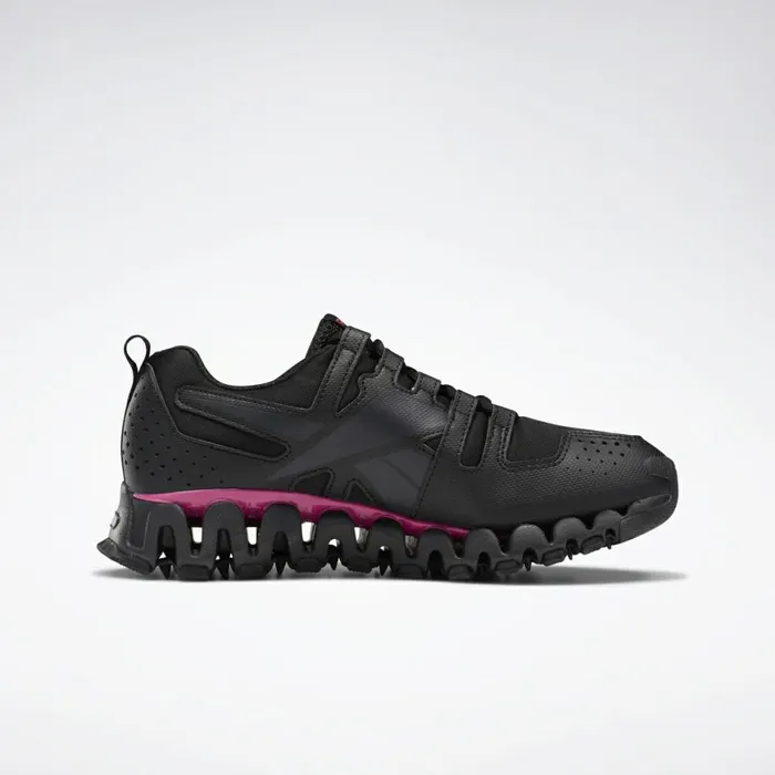 Zig Womens Reebok ZigWild Trail 6 Shoes Black Cold Grey 7 Pink